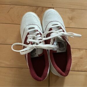 AVIA White and Red Sneakers
